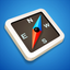 My Coordinates. GPS Location icon