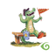 Crocodile's Christmas Jandals icon