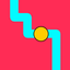 Follow the Thin Line - Move the Dot with Your Finger icon
