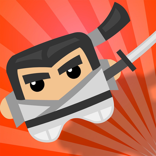 Bouncy Samurai - Tap to Make Him Bounce, Fight Time and Don't Touch the Ninja Shadow Spikes app icon