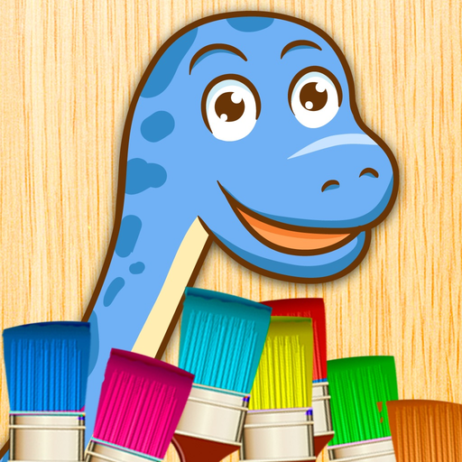 Dinosaurs Coloring Book Game app icon