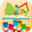 Coloring book for kids - drawings color games icon