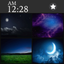 Stars Nightstand Clock FREE icon