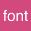 Font V icon