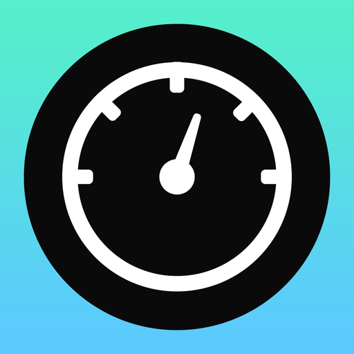 Flat Speedometer app icon