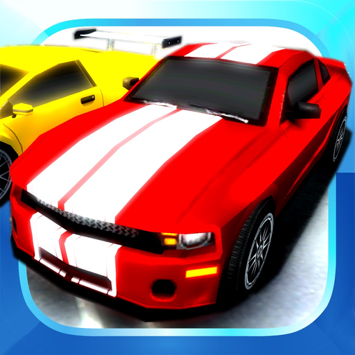 Traffic racers 3D jigsaw puzzles for toddlers, kids and teenagers with muscle cars, street rod and a classic car puzzle app icon