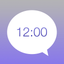 Talk Time (Time signal clock) icon
