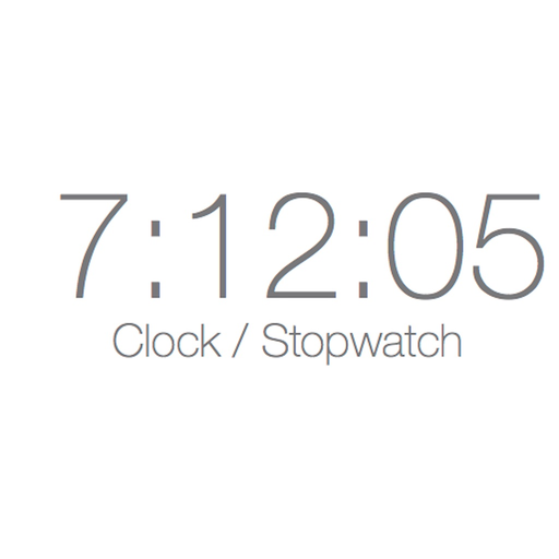 Big clock  -Day & Night mode- app icon