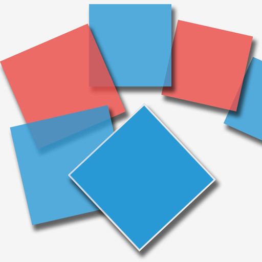 Red vs. Blue - Don't Tap Wrong The Color Tiles app icon