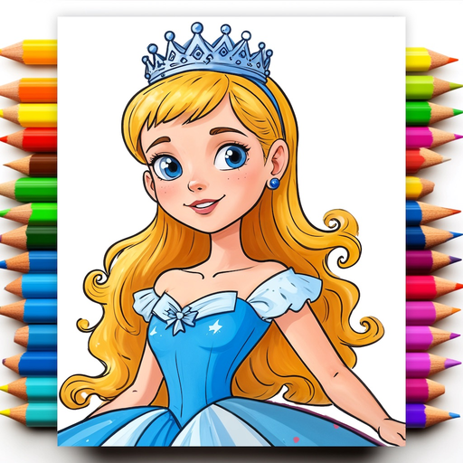 Drawing game for girls app icon