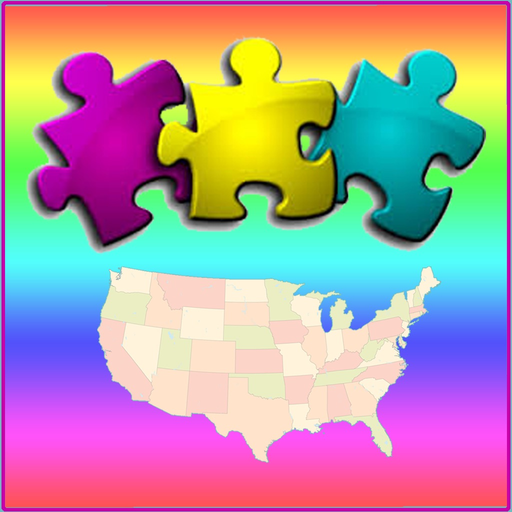 USA Map Puzzle - Map the States app icon