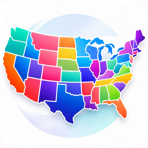 Guess the US State HD app icon