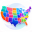 Guess the US State HD icon