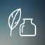 Write a letter icon