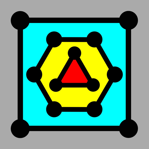 Dots & Boxes - with Triangles & Hexagons, Coins & Strings app icon