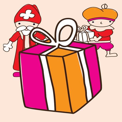 Piet and jumping Sinterklaas find presents for every child app icon