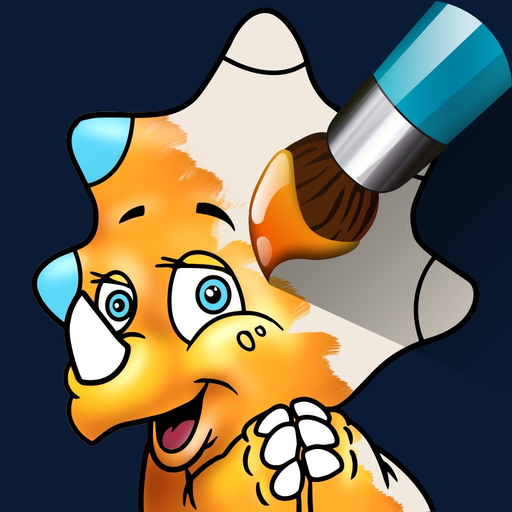 Dinosaurs - Kids Coloring book app icon