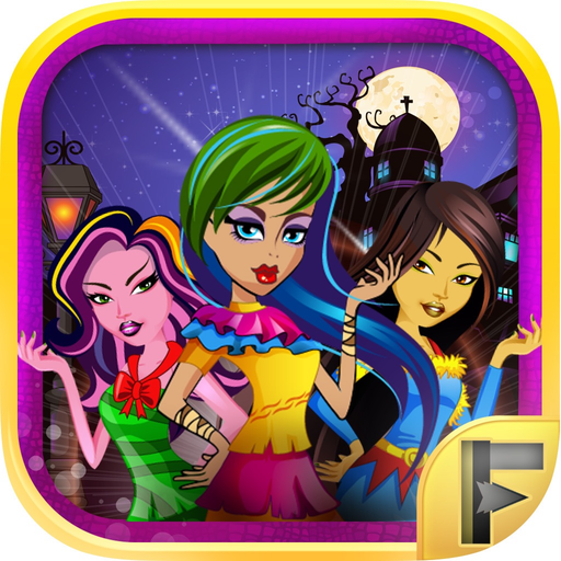 Monster Girl Squad Makeover app icon