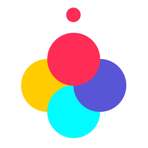 Four Awesome Dots - Free Falling Balls Games app icon