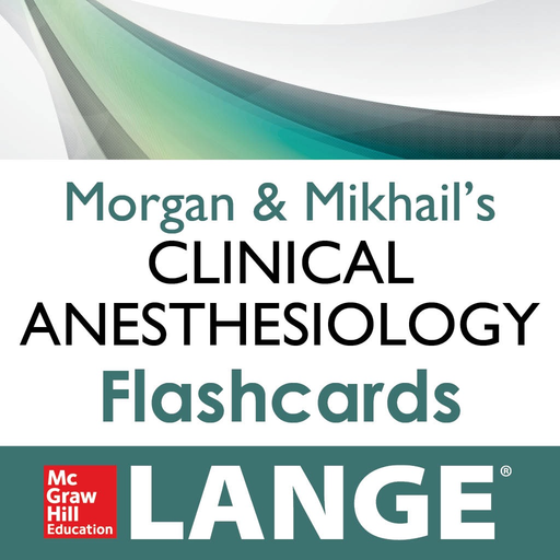 Morgan & Mikhail's Clinical Anesthesiology Flashcards app icon