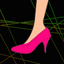 Accurate Choose Right Size Of High-heeled Shoes For Pretty Girl Free icon