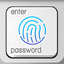 Fingerprint Login:PassKey Lock icon