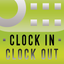 CLOCK IN CLOCK OUT icon