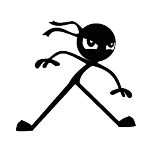 Amazing stickman ninja jump - quick climb to sky free app icon