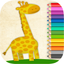Animals coloring book – paint drawings icon