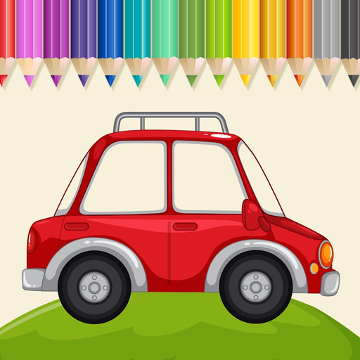 Magic Cars Coloring Pages Pack app icon