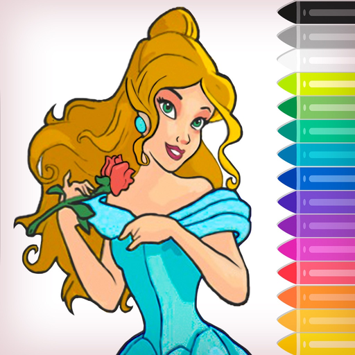 Princess - Coloring Pages app icon