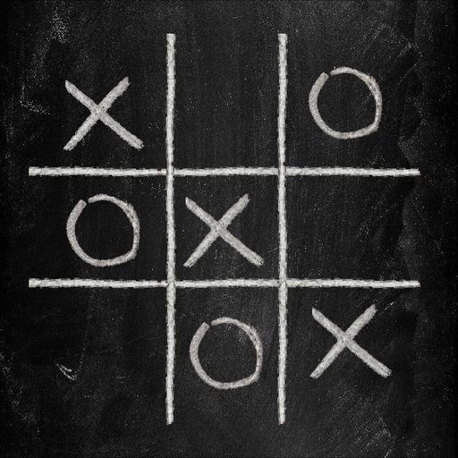 TicTacToe black app icon