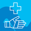 Erste Hilfe Hand icon