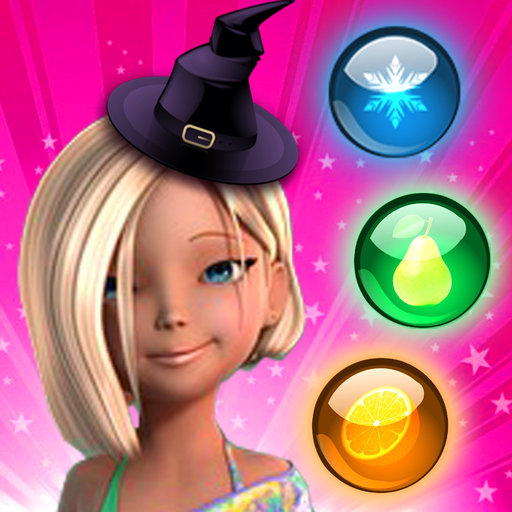 Bubble Girl Soda Witch - Pop the yummy gem candy and easy shooter puzzle app icon