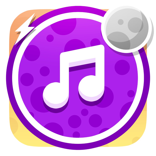 Moon Tunes - Music Player For Kids app icon