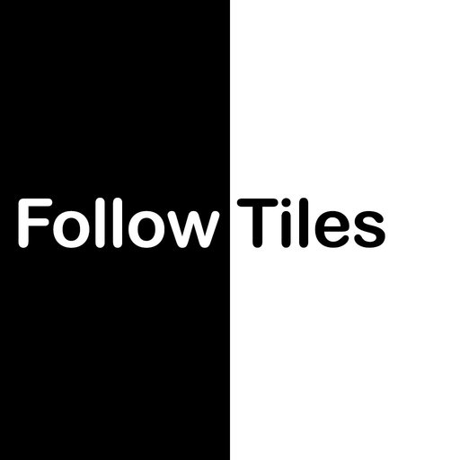 Follow Tiles - Black app icon
