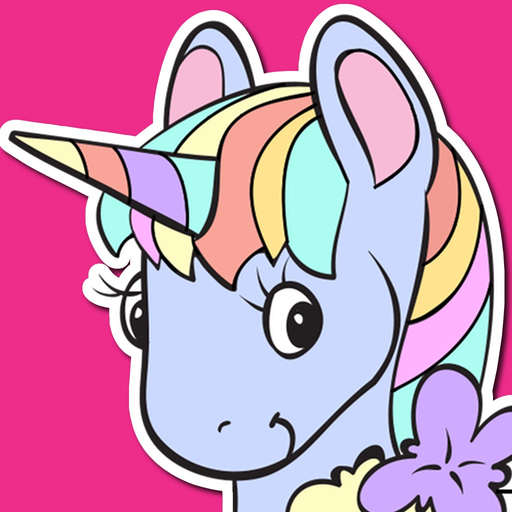 Unicorn Coloring Pony Games app icon