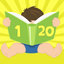 Numbers game 1 to 20 flashcards icon