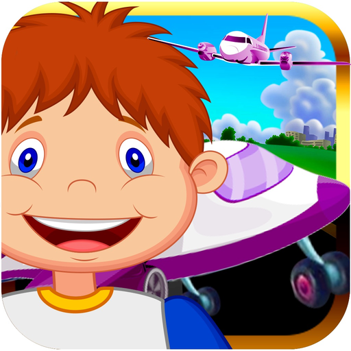 Kids airport baby Airlines adventures - little boys & girls games app icon