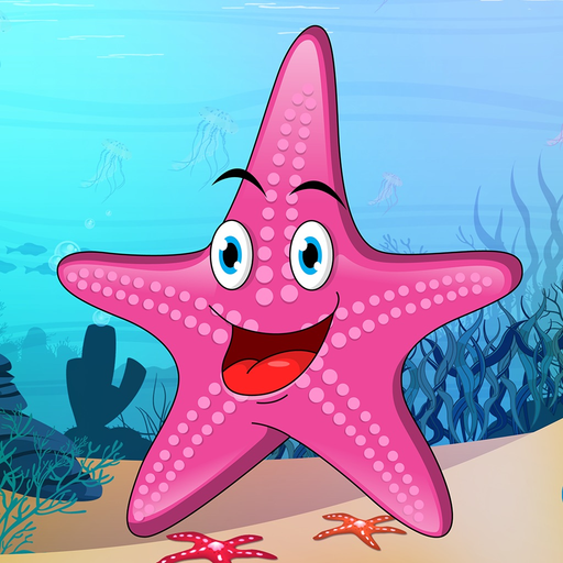 Peekaboo animals in the sea, ocean, lake and river for toddlers and babies app icon