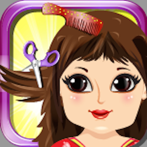 Baby Hair Saloon Makeover - cut, color, wash & create fun different hairstyles for princess free app icon