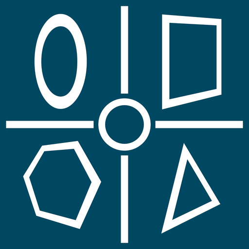 Spot the geometric shapes app icon