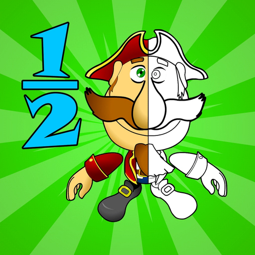 Fractions. Smart Pirates. Lite app icon