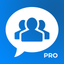 Contacts Groups Pro Mail, text icon