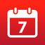 Cal List - Calendar in a list icon