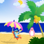 Bird Beach - memo brain to match same classic pet cards icon