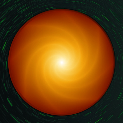 Orange Ball and Black Holes app icon