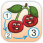 Fruits - Connect the Dots and Add Colors - Free icon