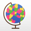 FourColor2 - Puzzle of Four Color Theorem - World Map Edition icon