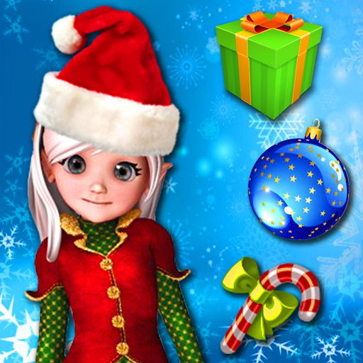 Santa Games and Puzzles - Swipe yummy candy to make it collect jewels for Christmas! app icon